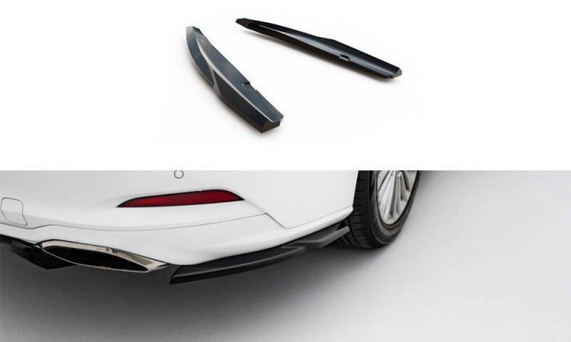 Maxton Heck Ansatz Flaps Diffusor Ford Focus Vignale Kombi Mk4 schwarz Hochglanz FO-FO-4-VG-ES-RSD1-G