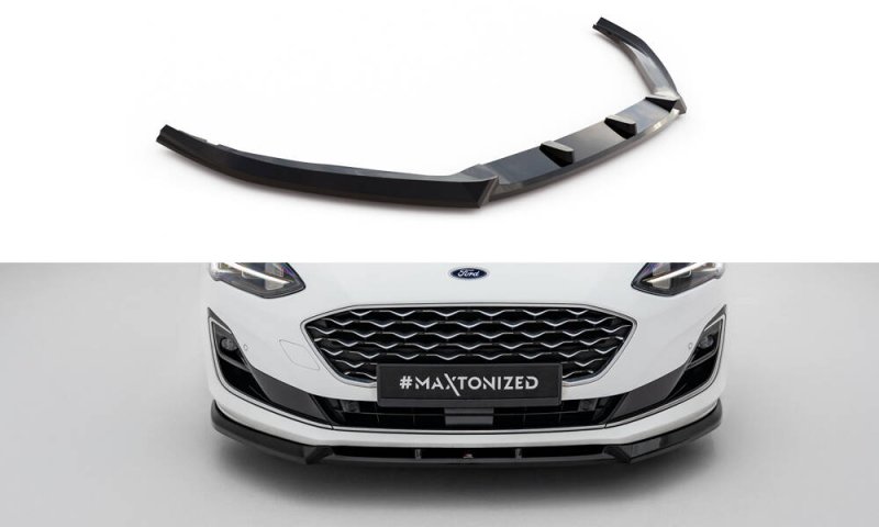 Maxton Front Ansatz V.2 Ford Focus Vignale Mk4 schwarz Hochglanz FO-FO-4-VG-ES-FD2-G