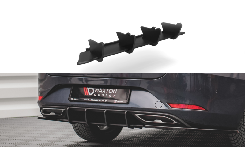 Maxton Racing Heckschürze für Seat Leon FR ST Mk4 SELE4FRSTCNC-RS1B