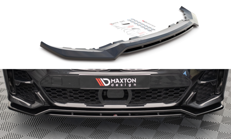 Maxton Front Ansatz V.1 für BMW X7 M G07 schwarz Hochglanz BM-X7-07-M-FD1G+FD1R-G
