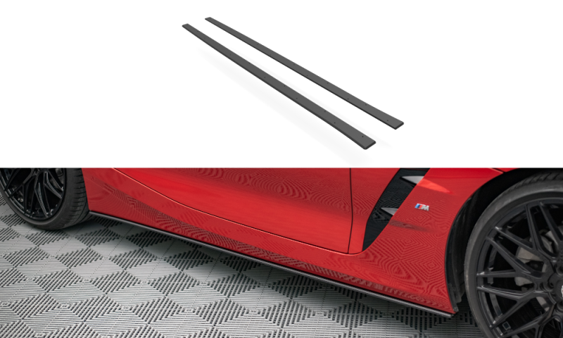 Maxton Street Pro Seitenschweller Ansatz für BMW Z4 M-Paket G29 BMZ429MPACKCNC-SD1B