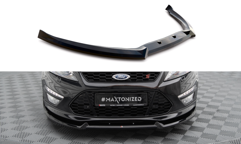 Maxton Front Ansatz V.2 Ford Mondeo ST-Line Mk4 Facelift schwarz Hochglanz FO-MO-4-STLINE-K-FD2-G