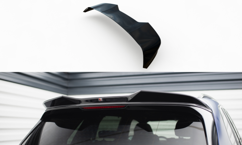 Maxton Spoiler CAP Abrisskante 3D V.2 BMW X5 M-Paket G05 schwarz Hochglanz BM-X5-05F-MPACK-CAP1-G