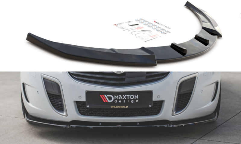Maxton Front Ansatz V.1 für Opel Insignia Mk. 1 OPC Facelift schwarz Hochglanz OP-IS-1F-OPC-FD1-G