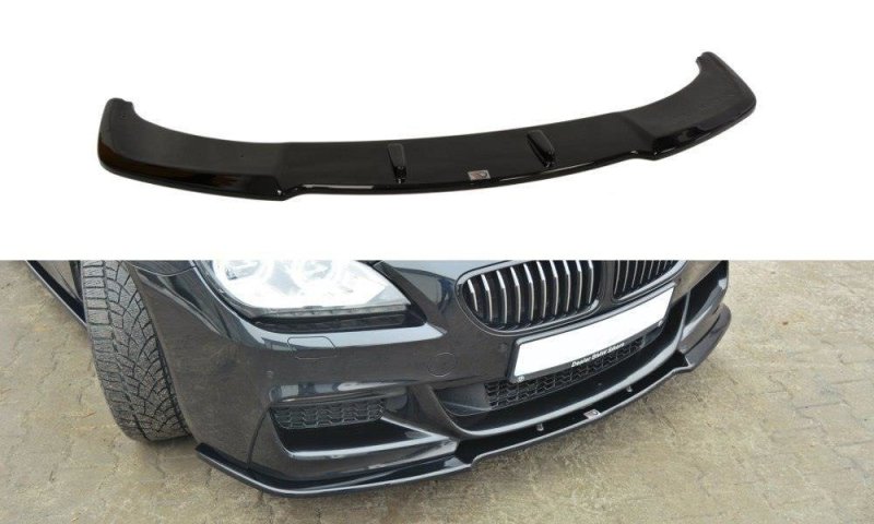 Maxton Front Ansatz für BMW 6er Gran Coupé M Paket schwarz Hochglanz BM-6-06-GC-M-PACK-FD1-G