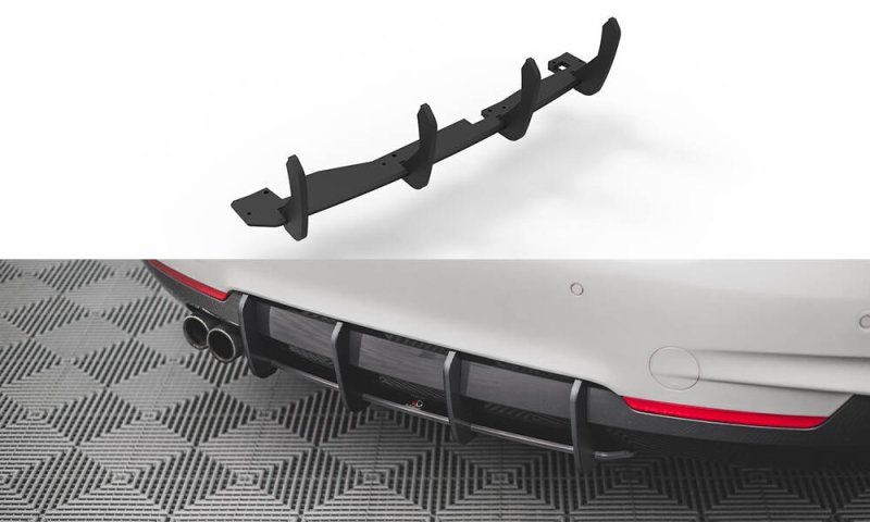 Maxton Street Pro Heckschürze V.1 BMW 4er M-Paket F32 BM4F32MPACKCNC-RS3B