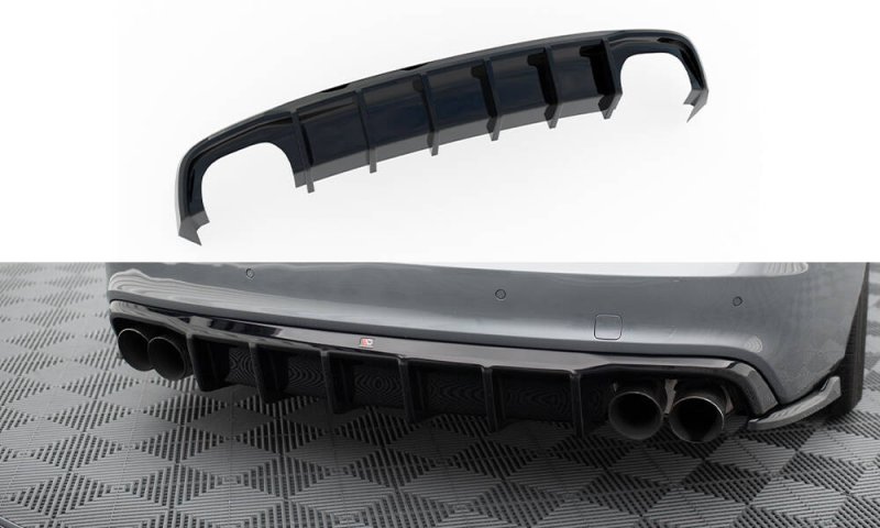 Maxton Diffusor Heck Ansatz Audi S5 Coupe / Sportback 8T Facelift AU-S5-1F-RS1GOO_OO