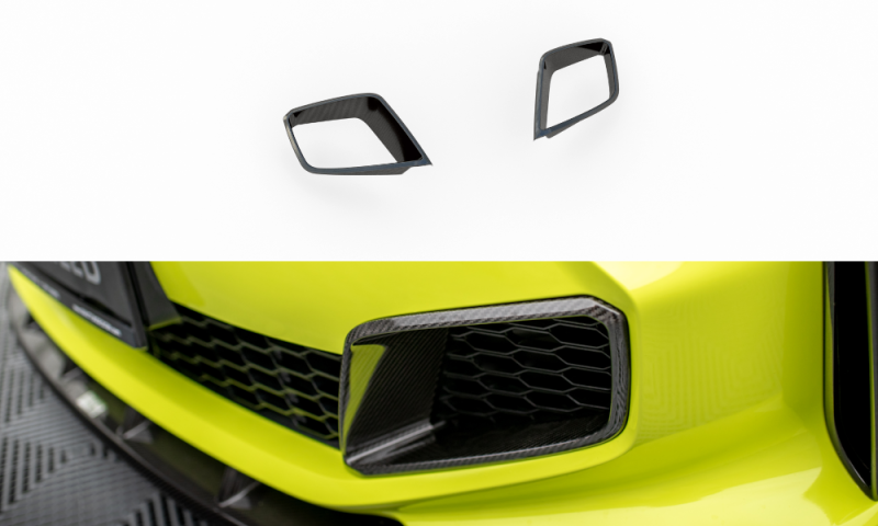Maxton Carbon Fiber Front Bumper Side Vents BMW 1er F40 M-Paket/ M135i CF-BM-1-40-M-G2-245-P