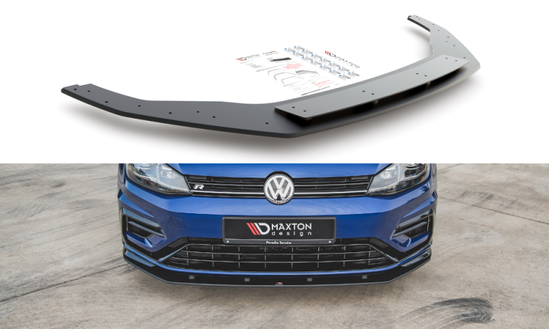 Maxton Racing Front Ansatz für passend für VW Golf 7 R / R-Line Facelift VWGO7FRCNC-FD2B