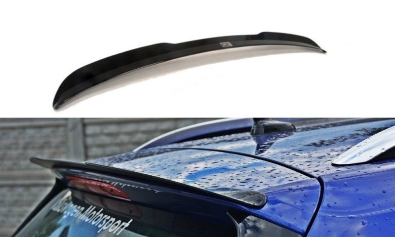 Maxton Spoiler CAP für VW Golf 7 / 7 Facelift R / R-Line Kombi schwarz Hochglanz VW-GO-7-R-VA-CAP1-G
