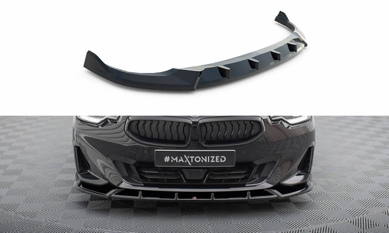 Maxton Front Ansatz V.2 BMW 2 Coupe G42 schwarz Hochglanz BM-2-G42-FD2-G