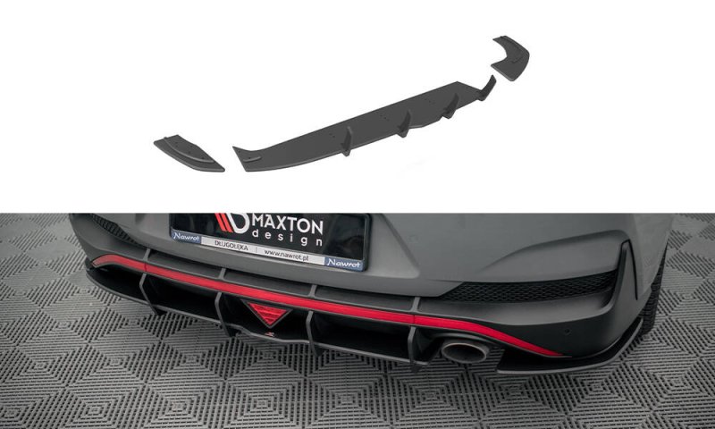 Maxton Street Pro Heckschürze Hyundai I30 Fastback N-Line Mk3 Facelift HYI303FNLINEFBCNC-RS1B
