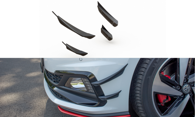 Maxton Stoßstangenflügel vorne (Canards) VW Polo AW GTI VW-PO-6-GTI-CAN1