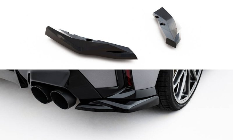 Maxton Heck Ansatz Flaps Diffusor V.5 BMW M135i F70 schwarz Hochglanz BM-1-70-M-RSD5-G