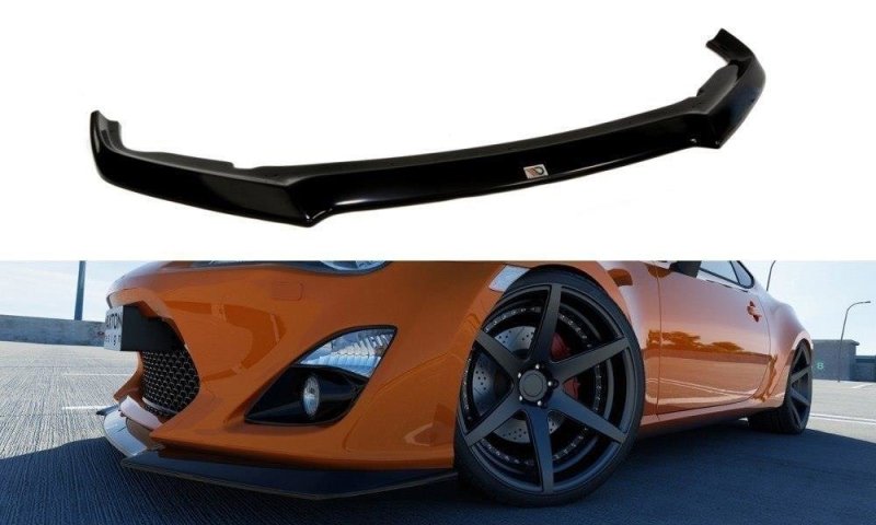 Maxton Front Ansatz für TOYOTA GT86 schwarz Hochglanz TO-GT86-1-FD1-G