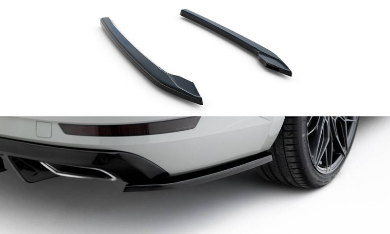 Maxton Heck Ansatz Flaps Diffusor V.3 Skoda Superb Liftback / Combi Mk3 schwarz Hochglanz SK-SU-3-RSD3-G