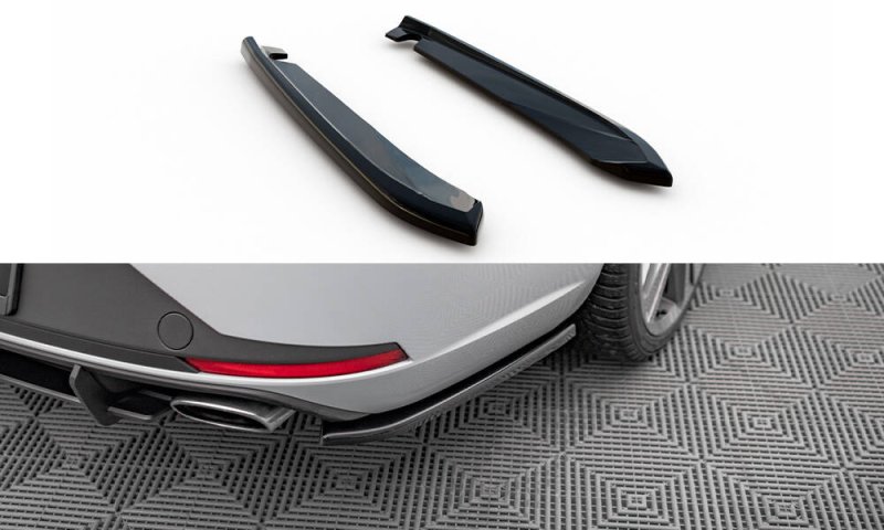 Maxton Heck Ansatz Flaps Diffusor V.1 Seat Leon Cupra Sportstourer Mk3 schwarz Hochglanz SE-LE-3-CU-ST-RSD1-G
