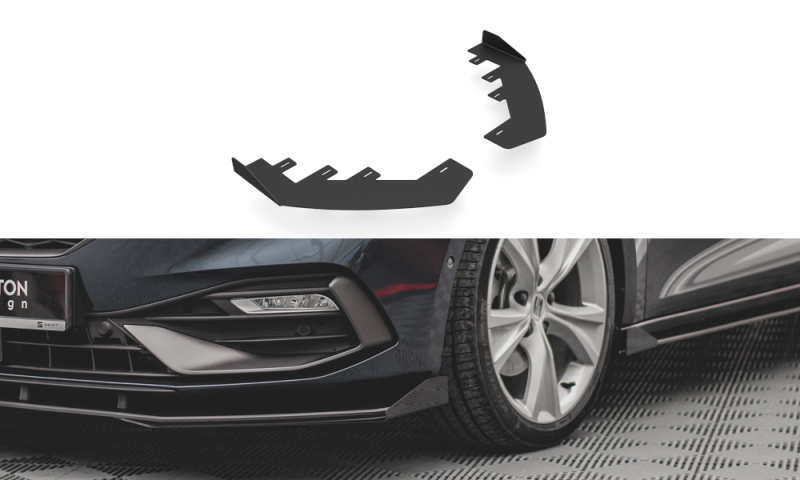 Maxton Flaps Seat Leon FR Mk4 schwarz Hochglanz SELE4FRCNC-FSF1-G