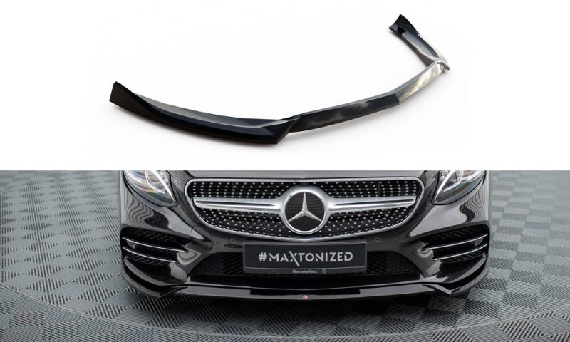 Maxton Front Ansatz V.1 Mercedes-Benz S Coupe AMG-Line C217 Facelift schwarz Hochglanz ME-S-C217-AMGLINE-C-FD1-G