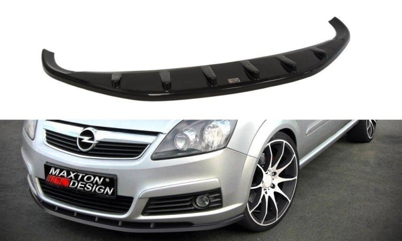 Maxton Front Ansatz für OPEL ZAFIRA B (vor Facelift) schwarz Hochglanz OP-ZA-2-FD1-G