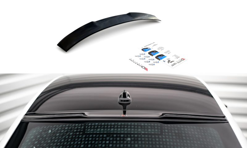 Maxton Heckscheiben Spoiler für Skoda Octavia Liftback Mk4 schwarz Hochglanz SK-OC-4-H1-G
