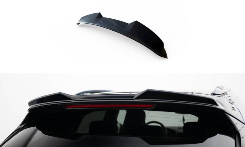 Maxton Spoiler CAP Abrisskante 3D Porsche Taycan Cross Turismo 4S schwarz Hochglanz PO-TAY-1-4S-CT-CAP3D1-G