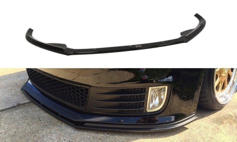 Maxton Front Ansatz für VW JETTA VI GLI schwarz Hochglanz VW-JE-6-GLI-FD1-G