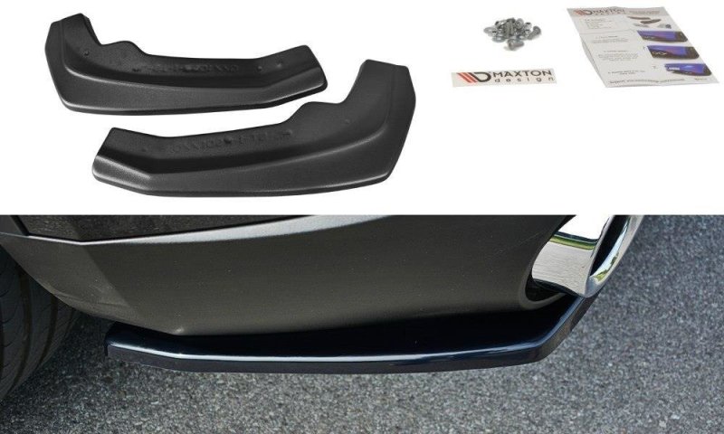 Maxton Heck Ansatz Flaps Diffusor für Alfa Romeo Stelvio schwarz Hochglanz AL-ST-1-RSD1-G