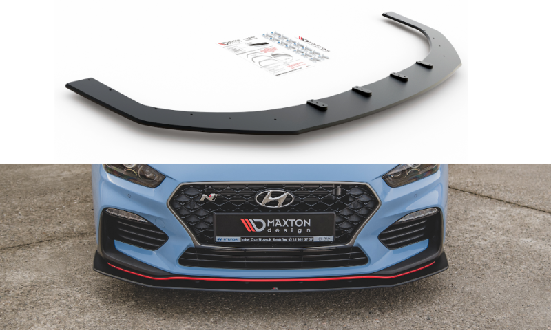 Maxton Racing Front Ansatz für passend für Hyundai I30 N Mk3 Hatchback / Fastback HYI303NCNC-FD2B