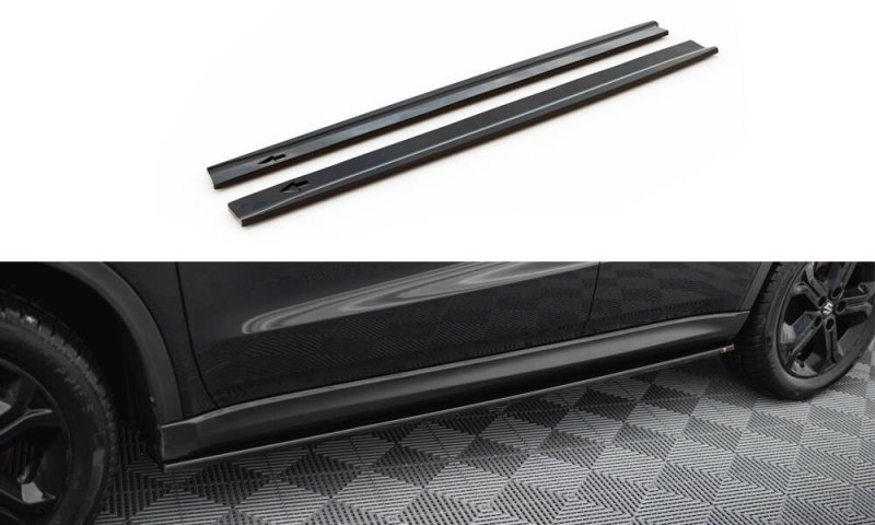 Maxton Seitenschweller Ansatz Suzuki Vitara S Mk2 schwarz Hochglanz SZ-VI-3-S-SD1-G