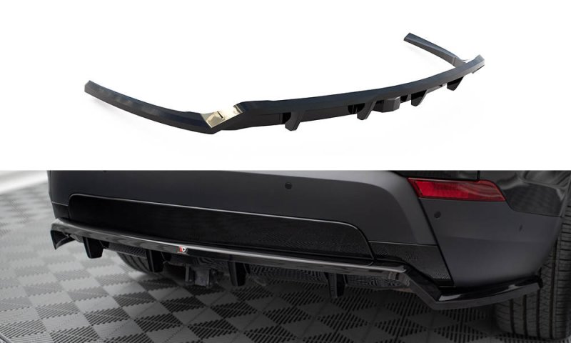 Maxton Mittlerer Cup Diffusor Heck Ansatz Land Rover Discovery HSE Mk5 schwarz Hochglanz LR-DISCO-5-HSE-RD1G+RD2-G