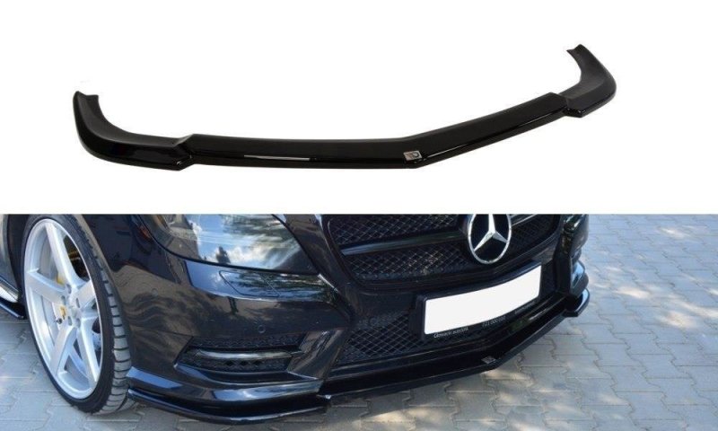 Maxton Front Ansatz für MERCEDES CLS C218 AMG LINE schwarz Hochglanz ME-CLS-218-FD1-G