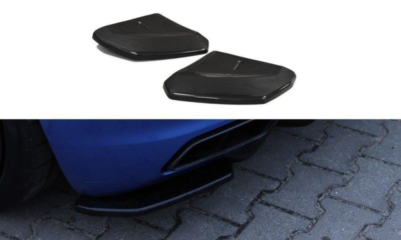 Maxton Heck Ansatz Flaps Diffusor für Audi R8 Mk.2 schwarz Hochglanz AU-R8-2-RSD1-G
