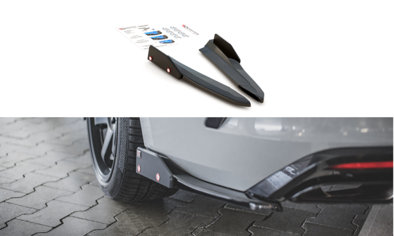 Maxton Heck Ansatz Flaps Diffusor +Flaps für V.2 Skoda Octavia RS Mk4 SK-OC-4-RS-RSD2G+RS