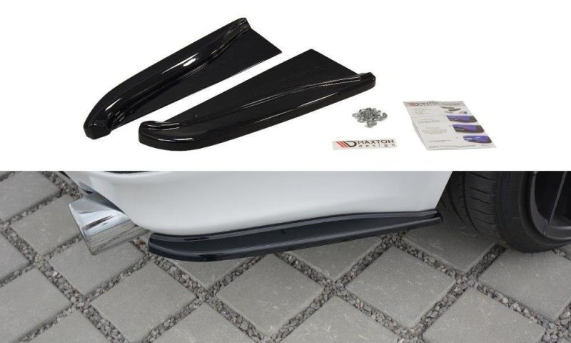 Maxton Heck Ansatz Flaps Diffusor für Lexus IS Mk2 schwarz Hochglanz LE-IS-2-RSD1-G