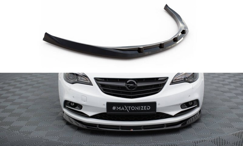 Maxton Front Ansatz Opel Cascada schwarz Hochglanz OP-CA-1-FD1-G