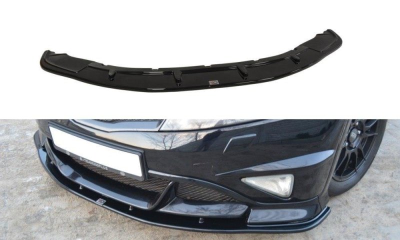 Maxton Front Ansatz für HONDA CIVIC VIII TYPE R GP schwarz Hochglanz HO-CI-8-TYPE-R-GP-FD1-G
