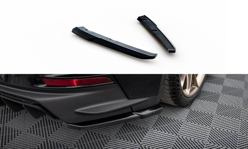 Maxton Heck Ansatz Flaps Diffusor Porsche 911 992 GT3 schwarz Hochglanz PO-911-992-GT3-RSD1-G