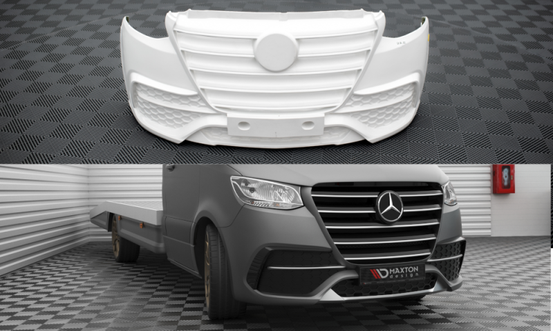 Maxton Die Vordere Stoßstange Mercedes-Benz Sprinter Mk3 ME-SP-3-F1