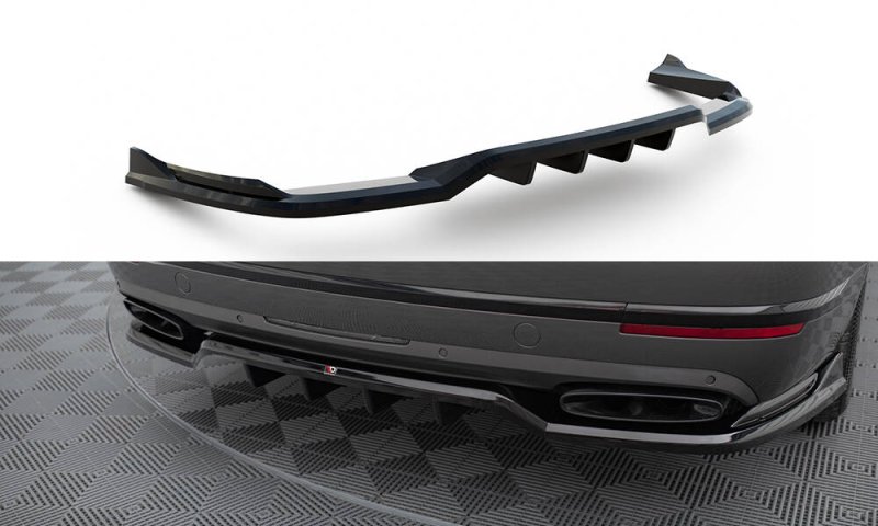 Maxton Mittlerer Cup Diffusor Heck Ansatz Bentley Bentayga Mk1 schwarz Hochglanz BE-BE-1-RD1G+RD2-G