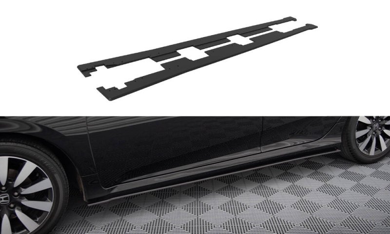 Maxton Street Pro Seitenschweller Ansatz Honda Civic Mk10 HOCI10CNC-SD1B