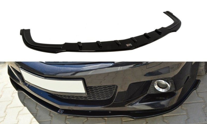 Maxton Front Ansatz für OPEL ASTRA H (für OPC / VXR) schwarz Hochglanz OP-AS-3-OPC-FD1-G
