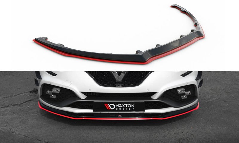 Maxton Front Ansatz V.3 Renault Megane RS Mk4 RE-ME-4-RS-FD2G+FD2R-RED