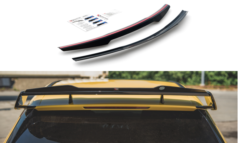 Maxton Spoiler CAP für Mercedes-AMG A 45 S W177 schwarz Hochglanz ME-A-177-45-CAP1-G