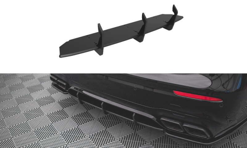 Maxton Street Pro Heckschürze für Mercedes-Benz E63 AMG Kombi/Limousine S213/W213 ME21363ESCNC-RS1B