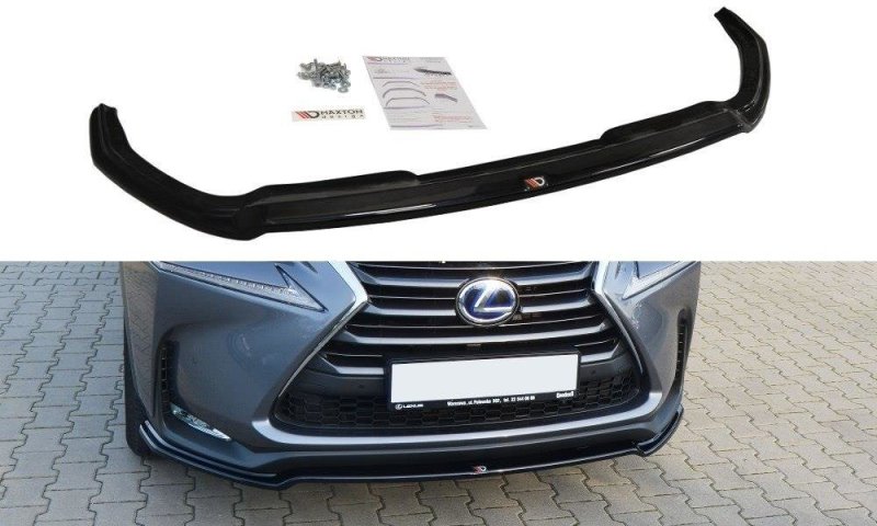Maxton Front Ansatz V.1 für Lexus NX Mk1 Carbon Look  LE-NX-1-FD1-C