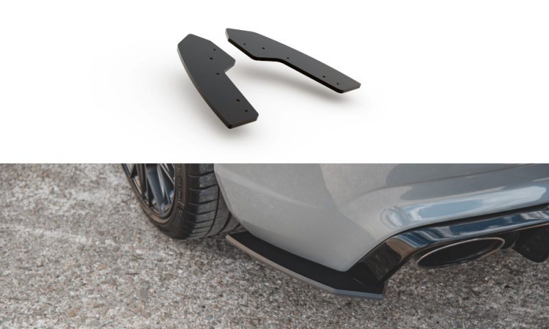 Maxton Racing Heck Ansatz Flaps Diffusor für Audi RS3 8V Sportback AURS38VCNC-RSD1B