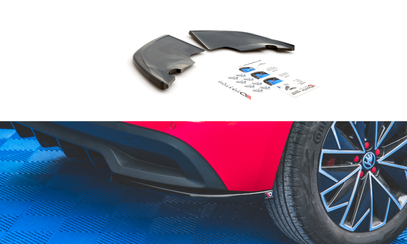Maxton Heck Ansatz Flaps Diffusor für Skoda Kamiq schwarz Hochglanz SK-KM-1-RSD1-G