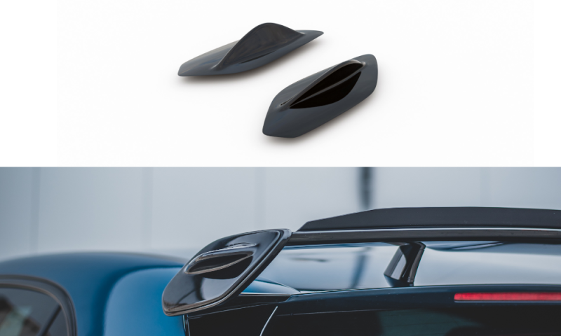Maxton Spoiler Seitenerweiterungen Mercedes A35 AMG  Hatchback W177  Carbon Look  ME-A-177-35-HS1-C