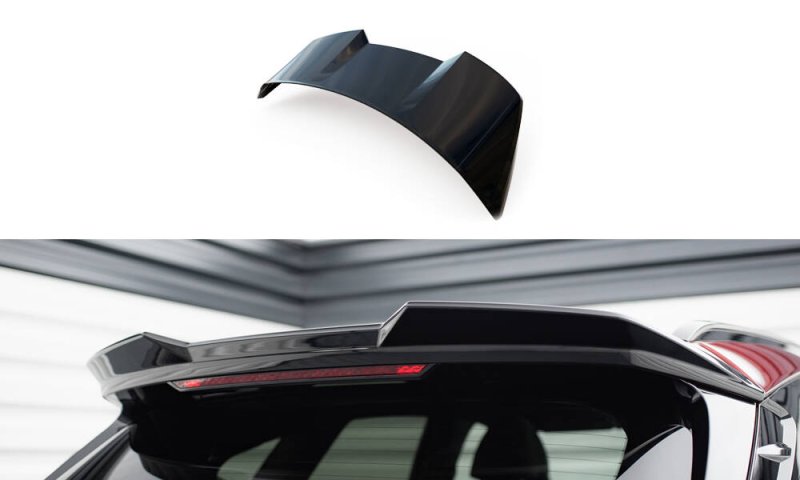 Maxton Spoiler CAP Abrisskante 3D Hyundai Tucson N-Line Mk4 schwarz Hochglanz HY-TU-4-NLINE-CAP3D1-G